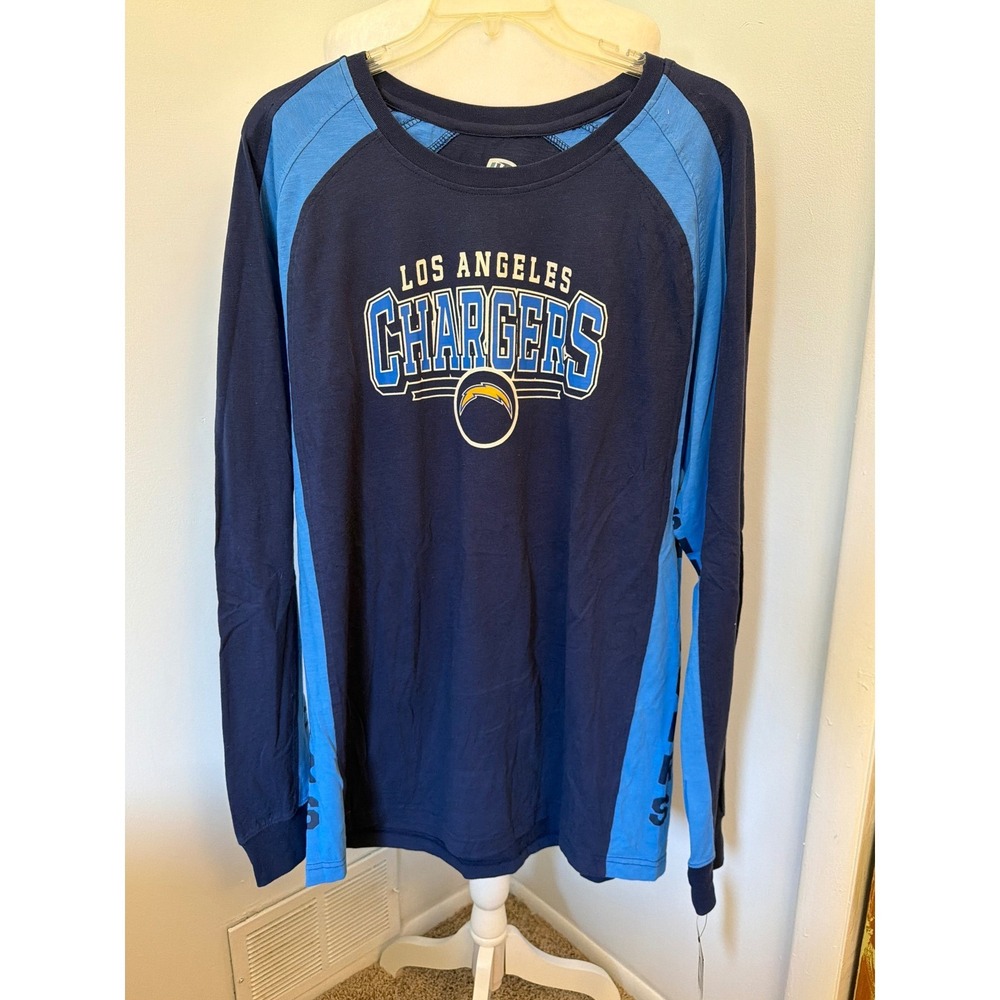 Hands High NFL Los Angeles Chargers Long Sleeve Shirt Mens 3XL Navy Blue NWT